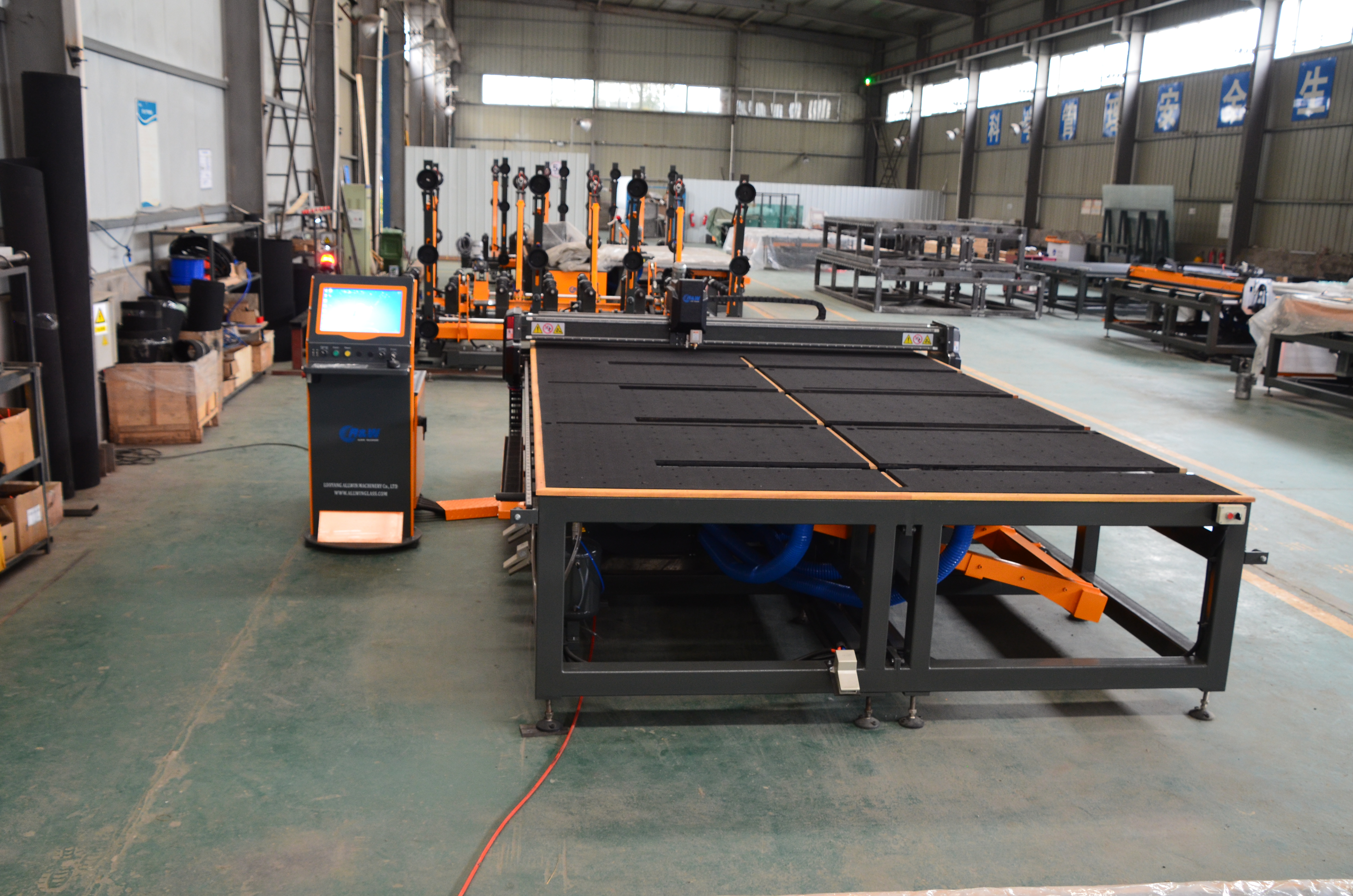 Glass cutting table customer case 2010- Mexico