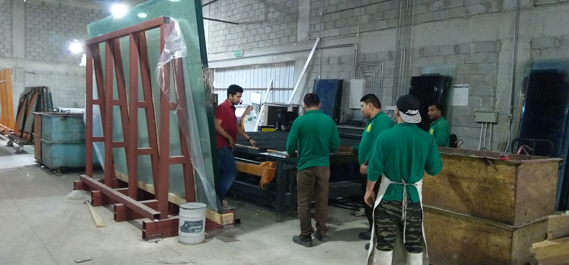 Glass cutting machine customer case 2019- Kuwait